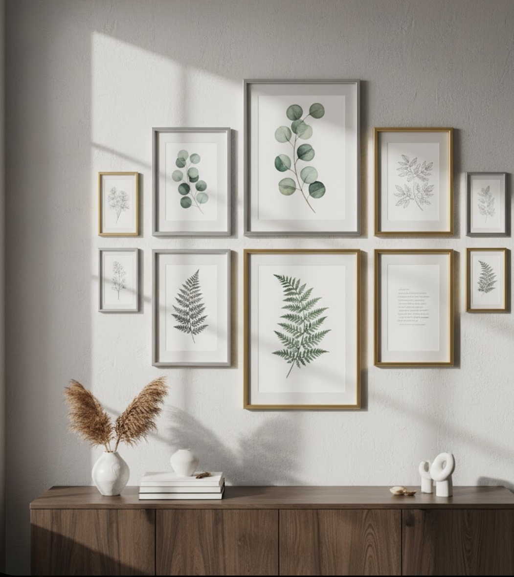 Abstract Art Wall Gallery Frame Set (6 pcs)